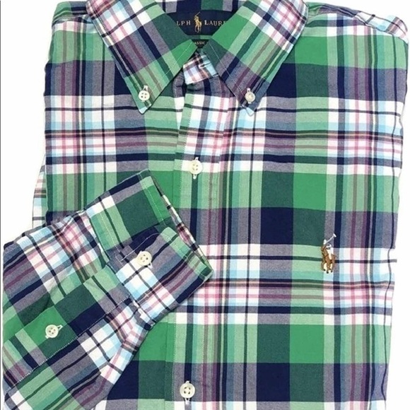 NWT Ralph Lauren Plaid Button-Down Shirt Size 4XB/4TG​​​ - Picture 3 of 10